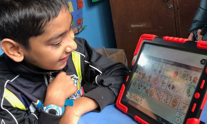 iPad App Gives Nonverbal Nepali Students a Voice