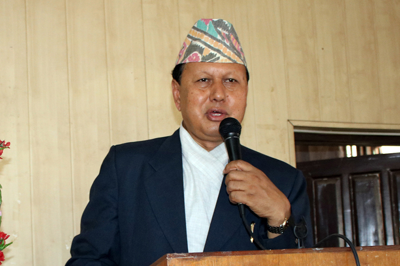 Minister for Information and Communication Technology Mohan Bahadur Basnet