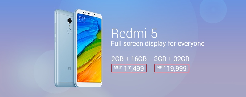Xiaomi Redmi 5 Now Available in Nepal for Rs. 17,499