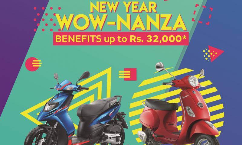 Vespa and Aprilia’s NEW YEAR WOW-NANZA; Get Benefits Up to Rs. 32,000