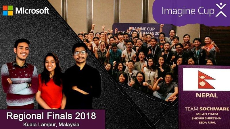 Team SochWare From Nepal to Participate in Imagine Cup World Finals 2018