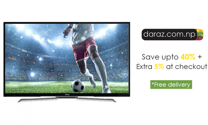 Daraz World Cup Offer; Save upto 45% on Purchase of TV + FREE Delivery