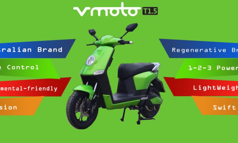 Vmoto T1.5 Electric Scooter Launched in Nepal at Rs. 1,15,000 