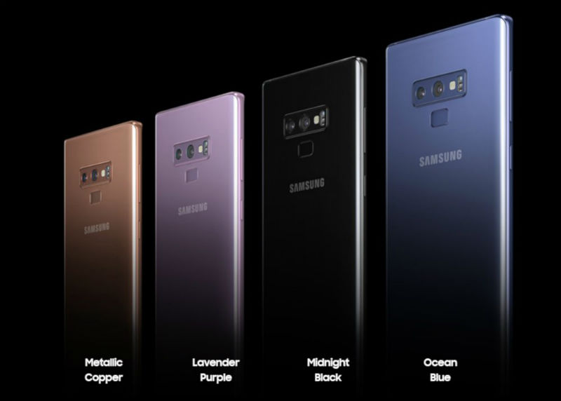 samsung galaxy note 9 rate