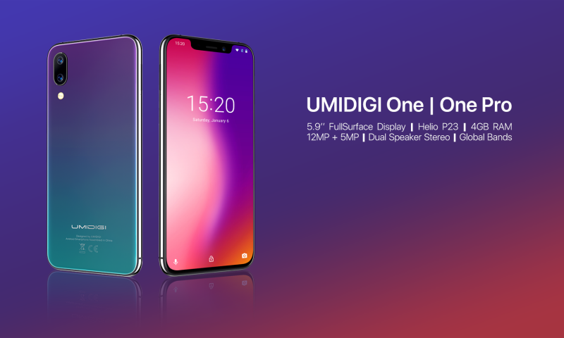 UMIDIGI One and One Pro Announced; Expected to be Available in Nepal Soon