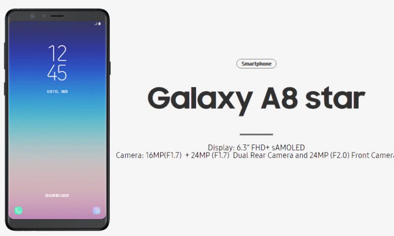 Samsung Galaxy A8 Star with 6GB RAM & Dual Rear Cameras Launched in Nepal
