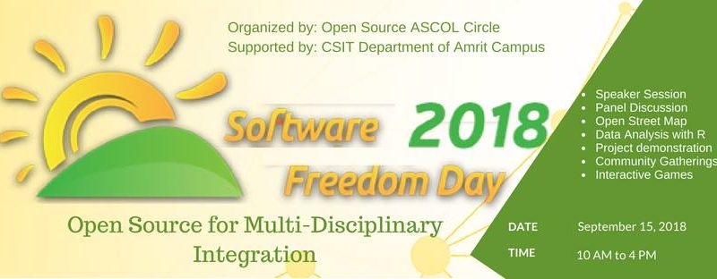 Software Freedom Day 2018 to be Celebrated Tomorrow