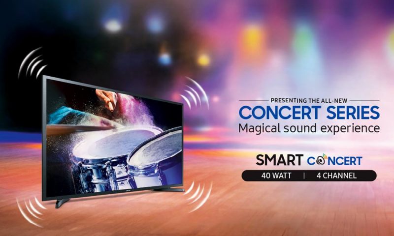 Samsung Launches Concert Series TV; TVs with 40W Speaker