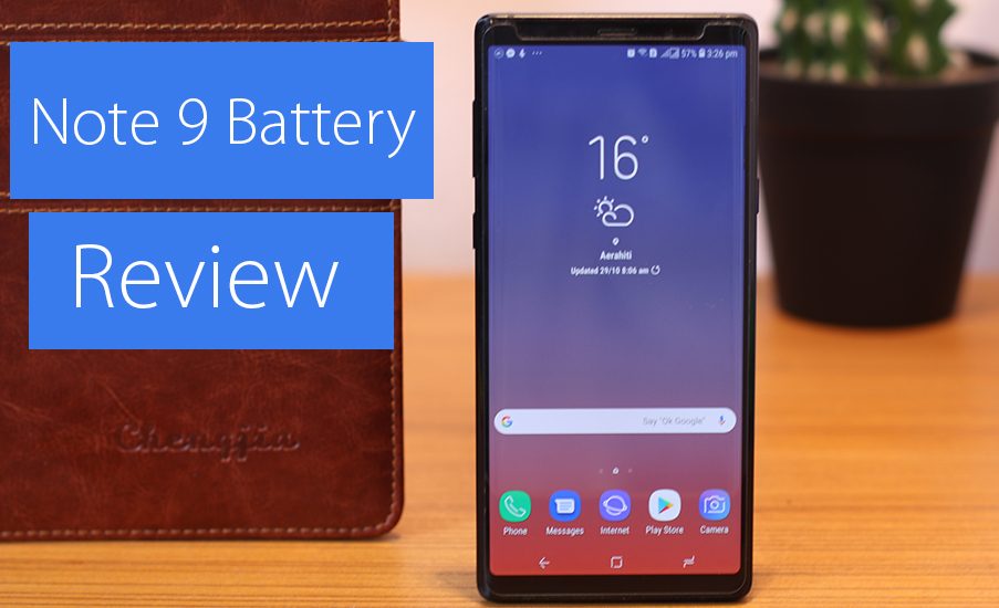 Samsung Galaxy note 9 battery review
