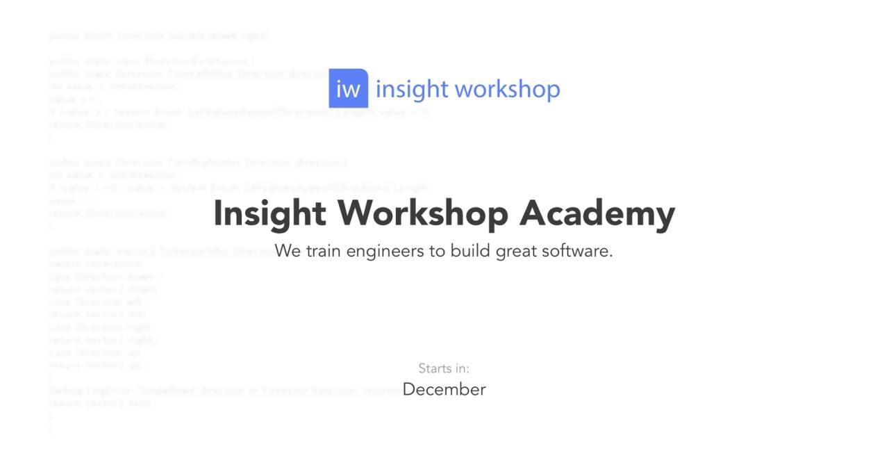 insight workshop academy