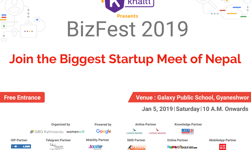 Google Business Group to Host GBG BizFest 2019, Nepal’s Biggest Startup Meet