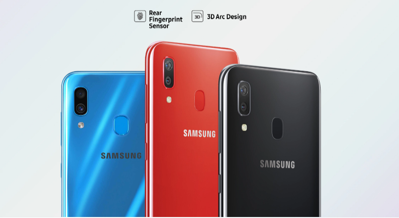 Samsung Galaxy A30 with 3D Arc Design Launched in Nepal