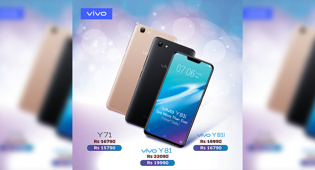 Vivo Mobiles Deals Price of Drop of Vivo Mobiles & Offers
