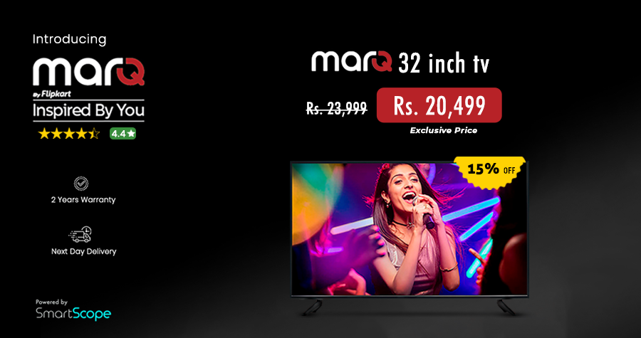 MarQ 32-Inch HD LED TV 32VNSHDM 