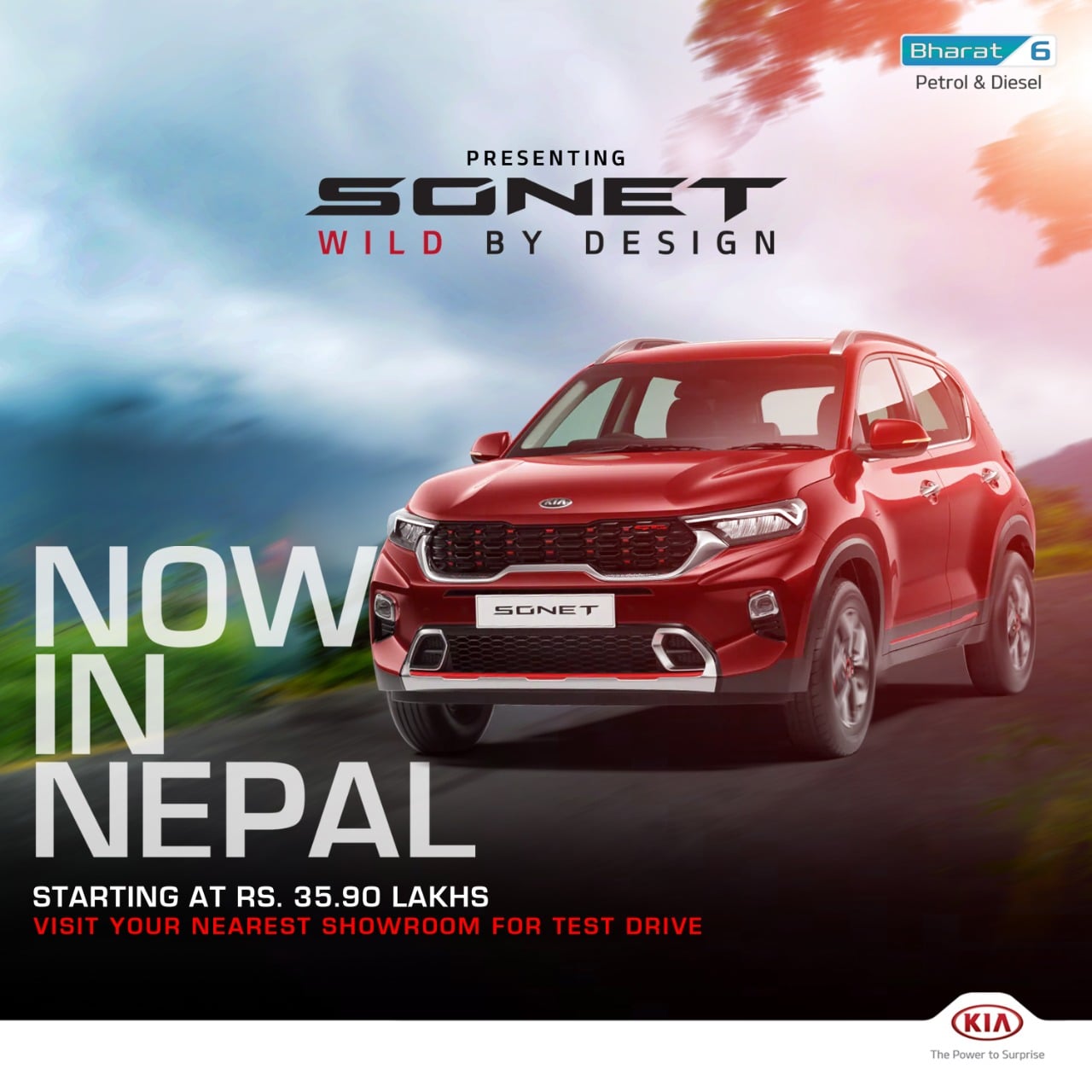 Kia Sonet Now in Nepal