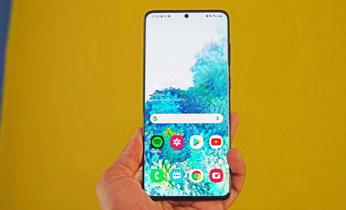 s20 plus screen size