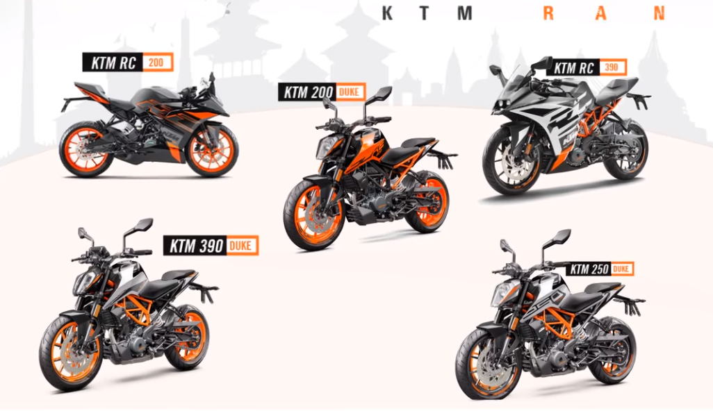 ktm bs6 bikes