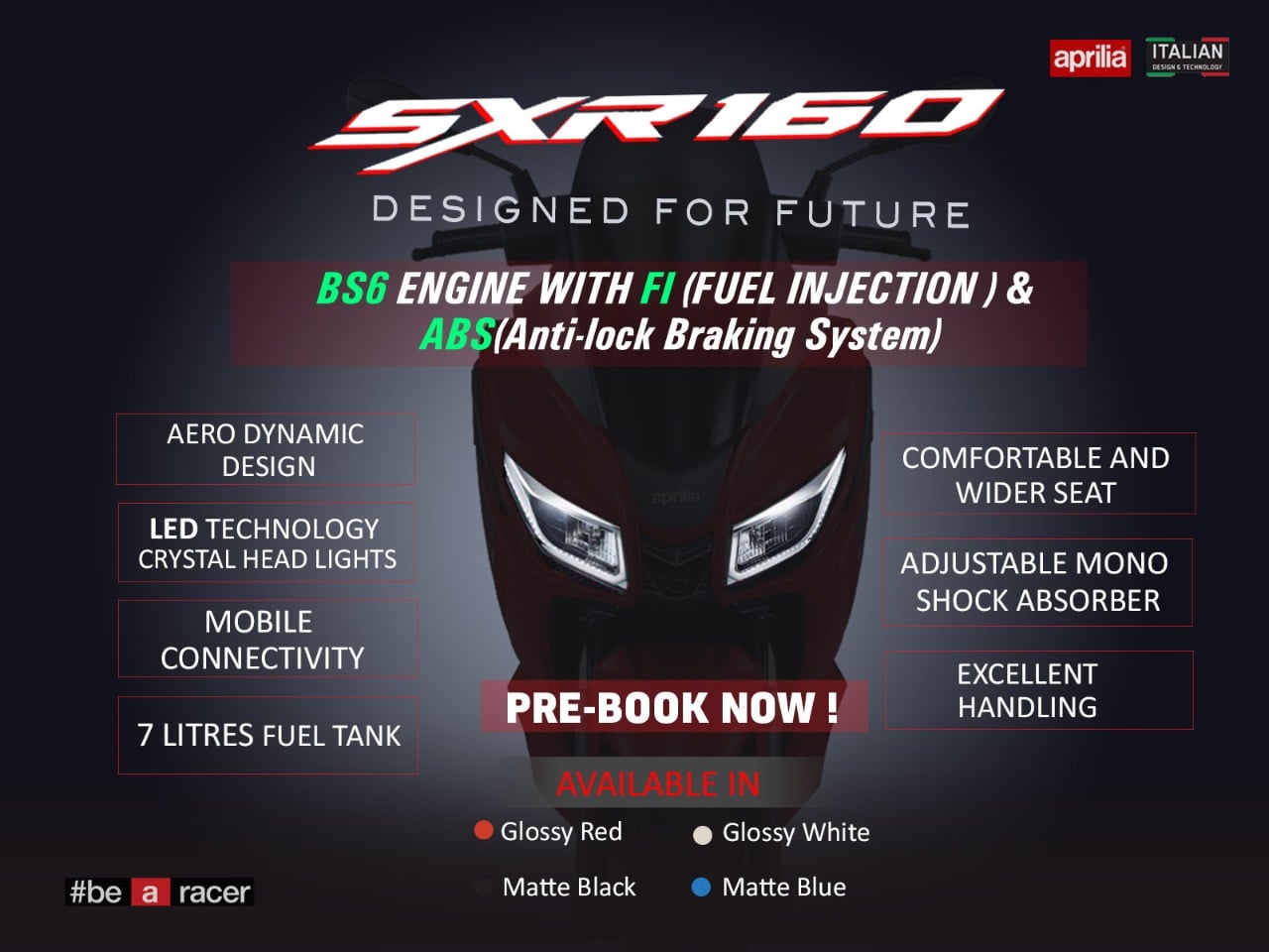 Aprilia SXR 160 Bookings Open in Nepal