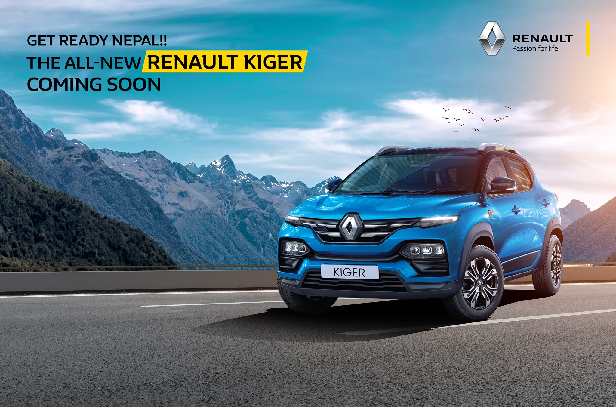 Renault Kiger Open for Booking in Nepal