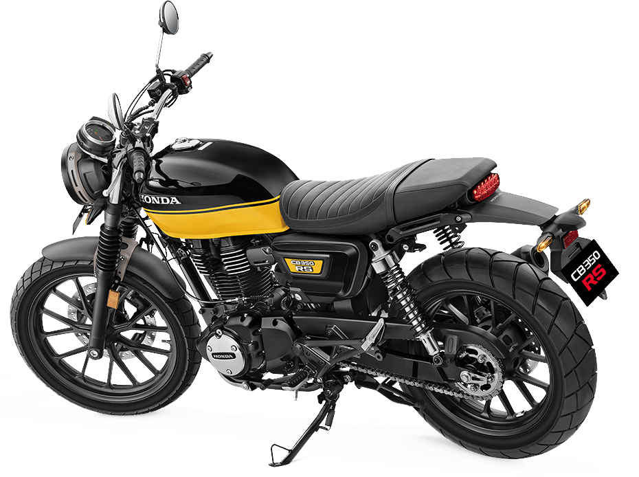 Honda CB350 RS - Black with Pearl Sports Yellow