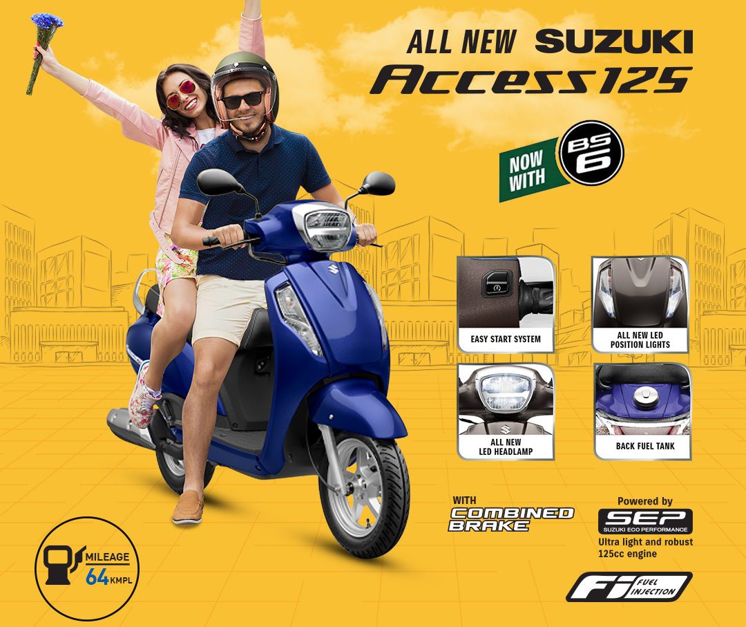 Suzuki Access 125 FI BS6 Now in Nepal