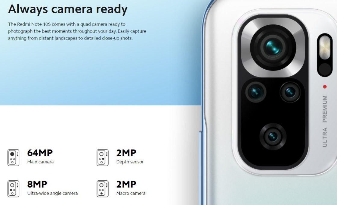 redmi note 10 pro camera details