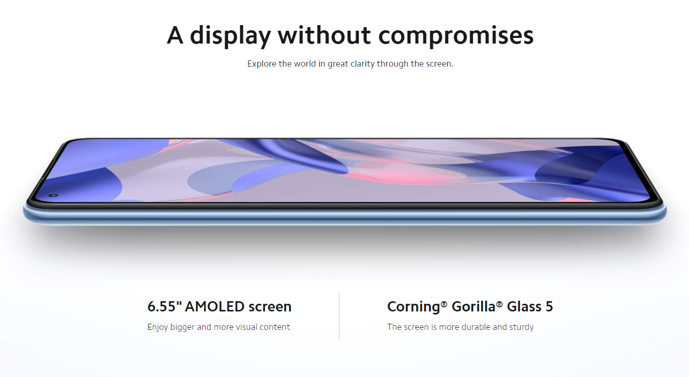 Xiaomi 11 Lite 5G NE Display