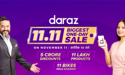 Daraz 11.11 2021 Sale to Offer Discount Worth 5 Crore & Giveaway 11 TVS Motorcycles
