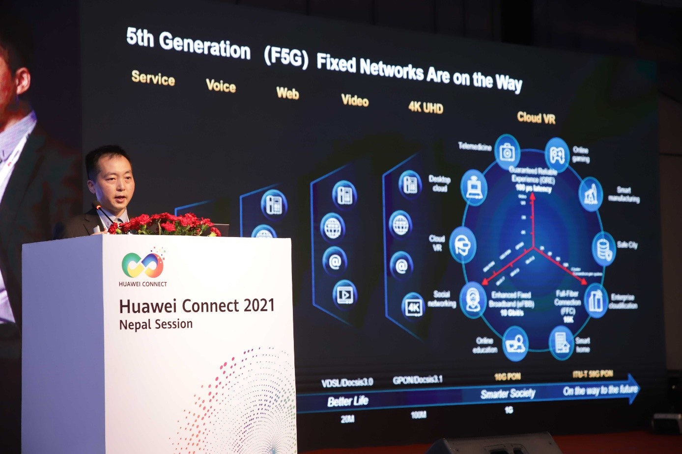 Mr. Justin Chen, Senior Solution Manager, Huawei Asia Pacific Internet Service