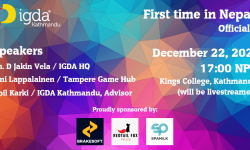 International Game Developers Association (IGDA) is Hosting Its First Event in Nepal