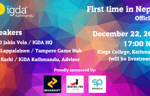 International Game Developers Association (IGDA) is Hosting Its First Event in Nepal