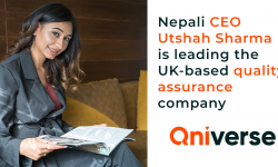Nepali CEO Utshah Sharma is Leading the UK-based Quality Assurance Company—Qniverse