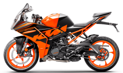 2022 KTM RC 200 Side Styling