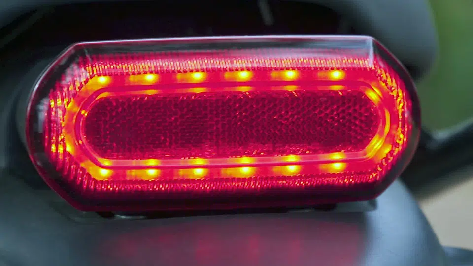Oval-Shaped LED Tail Light