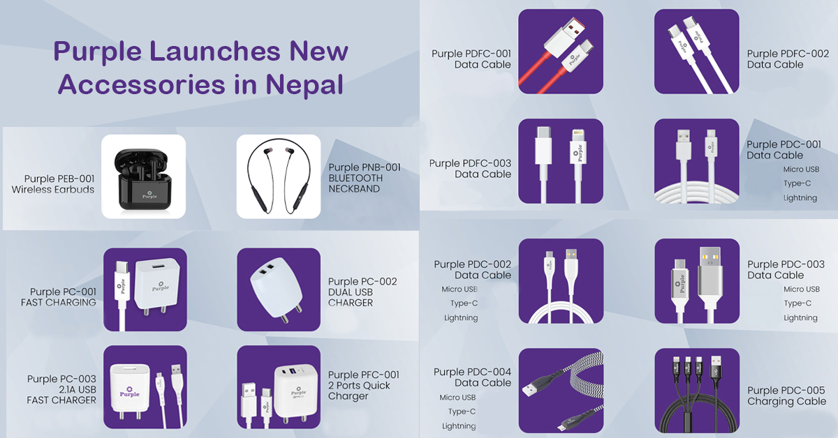 Purple launches new accessories in Nepal