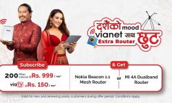 Vianet Dashain Offer: Free Additional Mesh or Dual-Band Router