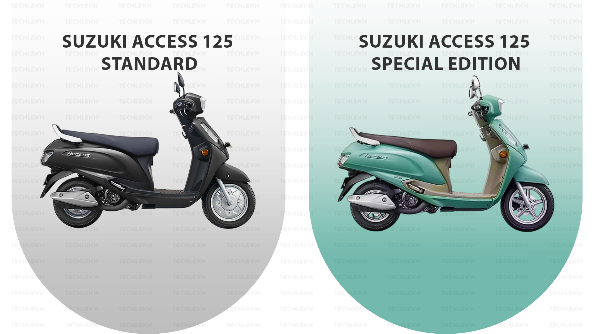 Rear Styling in Suzuki Access 125