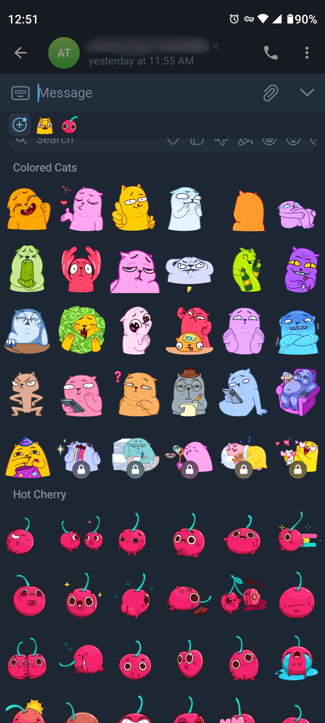 telegram stickers expanded