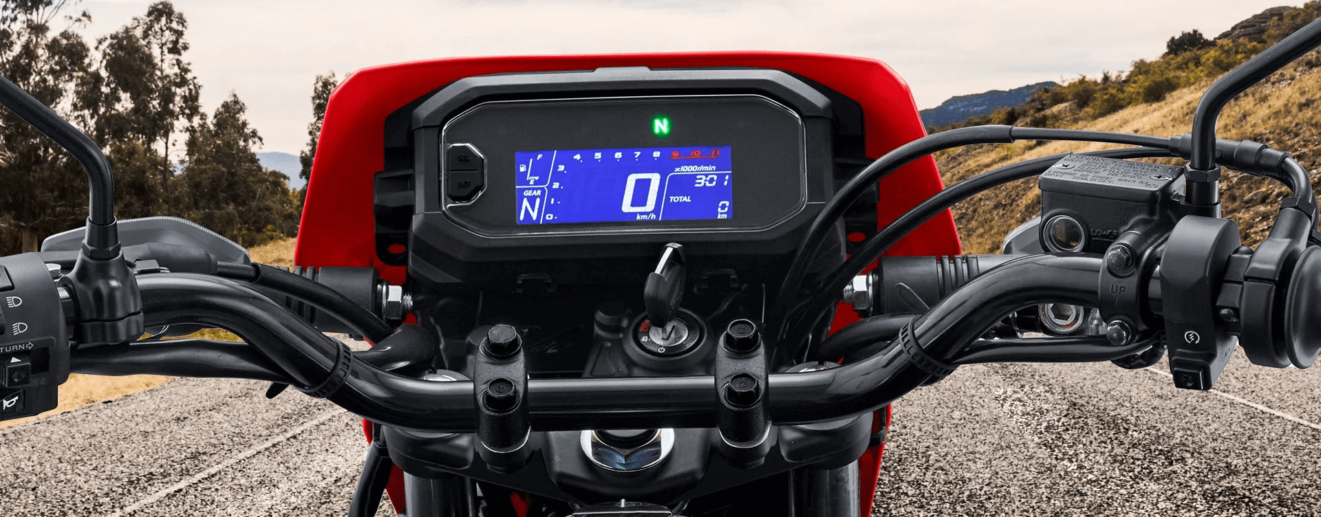 Digital Meter in Honda XR 190L