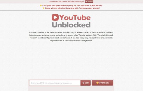 5 Free Proxy Websites to Unblock YouTube Videos