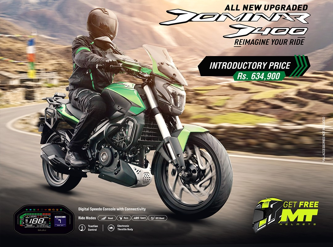 Bajaj Dominar 400 Bookings Open in Nepal: Upgraded Package for Rs. 10,000 More!