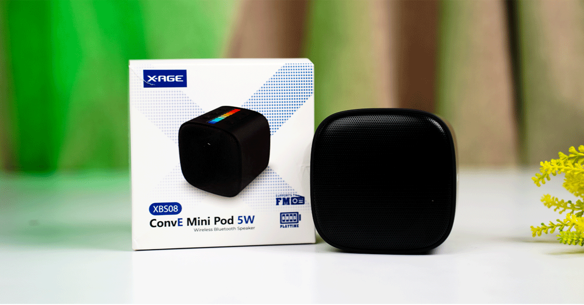 X-Age ConvE Mini Pod 5w Bluetooth Speakers Launched With Anniversary Offer in Nepal