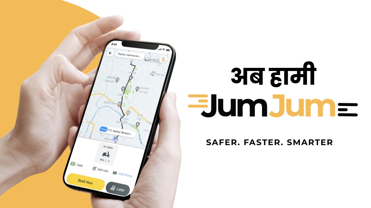 A New Ride-hailing App “JumJum” by F1Soft Launched in Nepal Officially