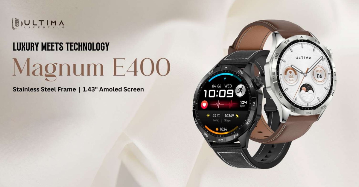 Ultima Magnum E400 Smartwatch with Luxury Design Officially Launched in Nepal