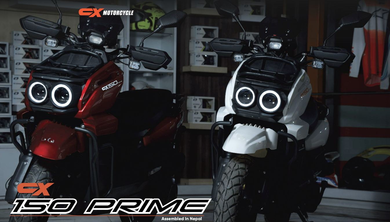 CX150 Prime – First Locally Assembled CX Scooter Now in Nepal!