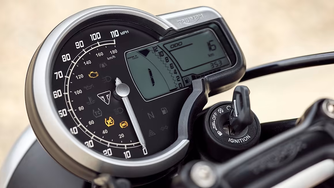 Instrument Cluster in Triumph Speed 400