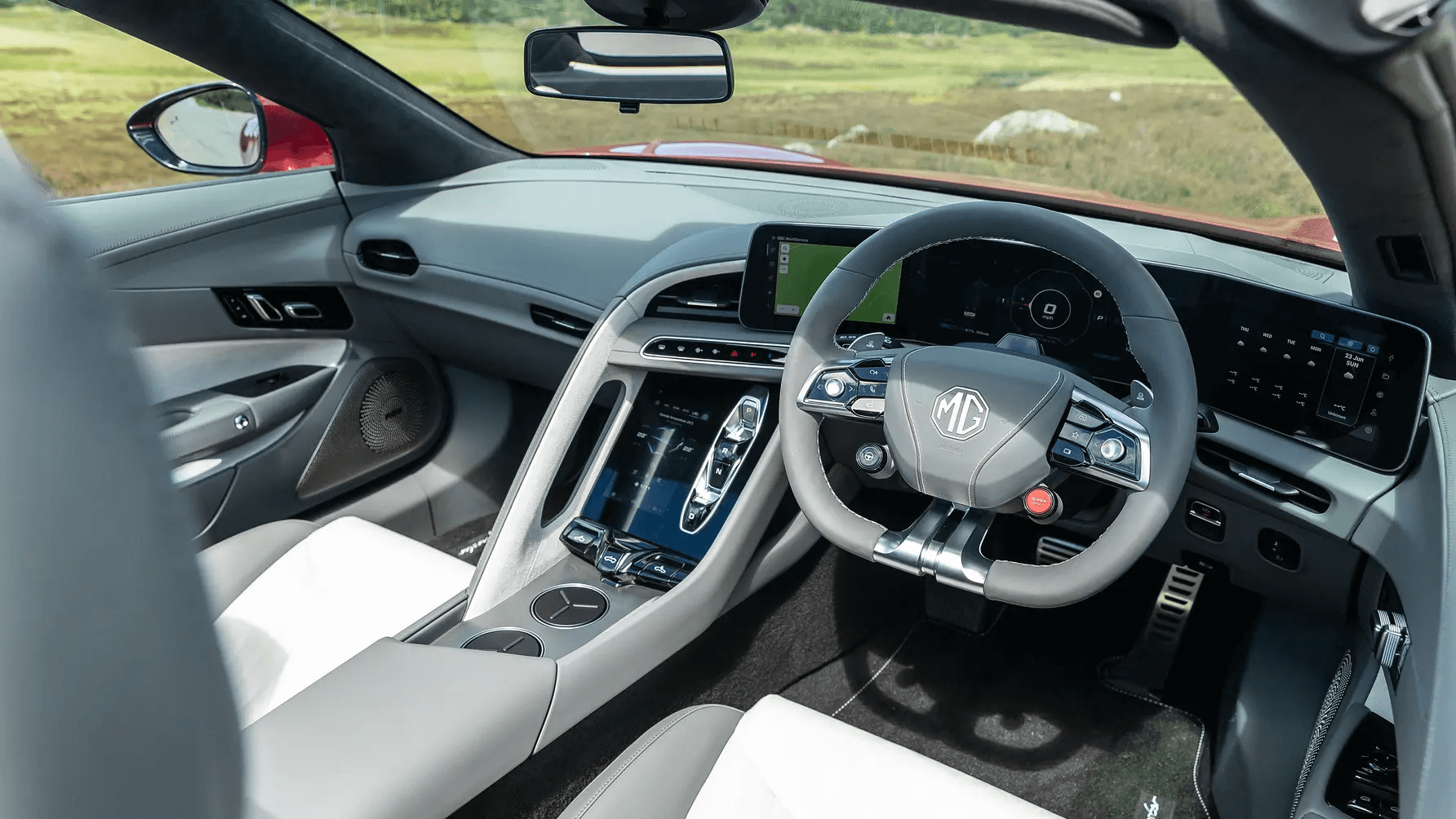 Interior Styling in MG Cyberster