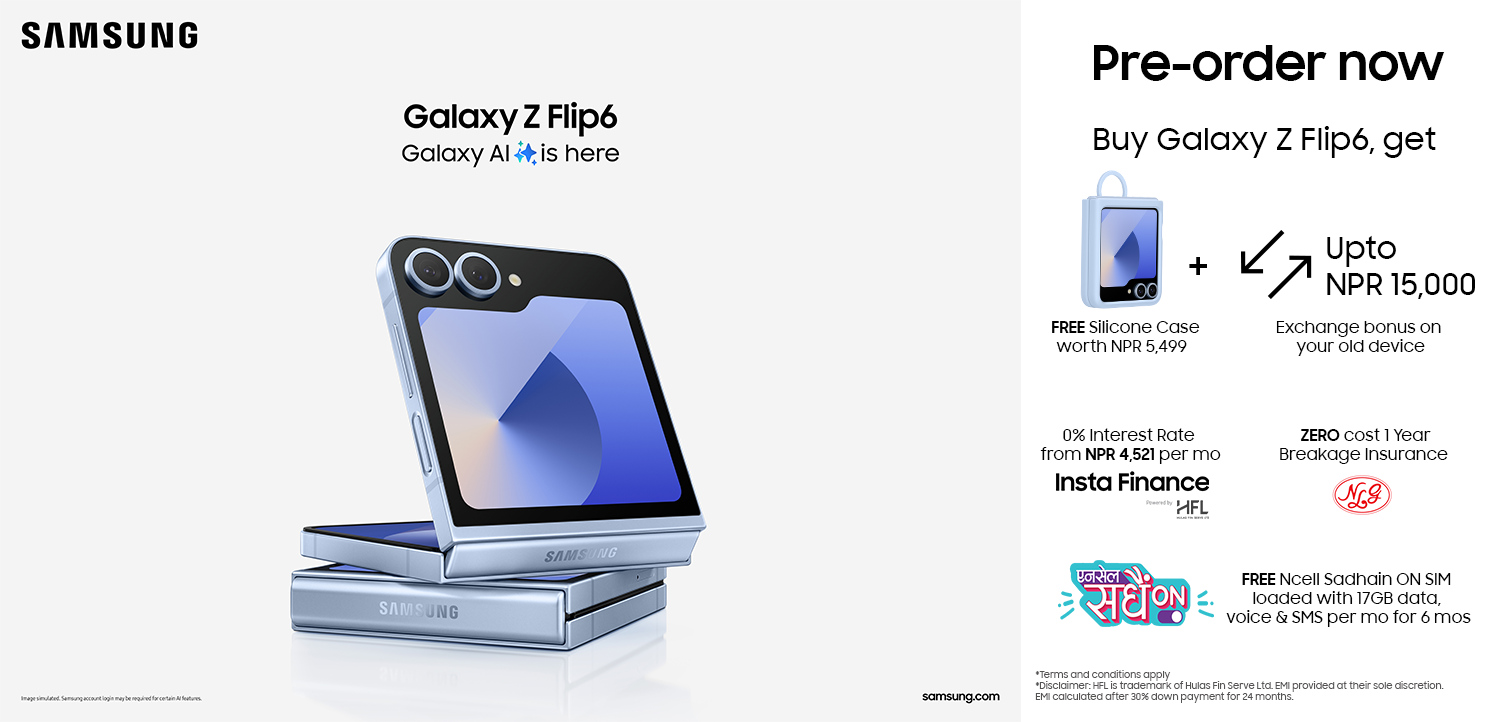 Samsung Galaxy Z Flip 6 up for Pre-order in Nepal with Exciting Offers