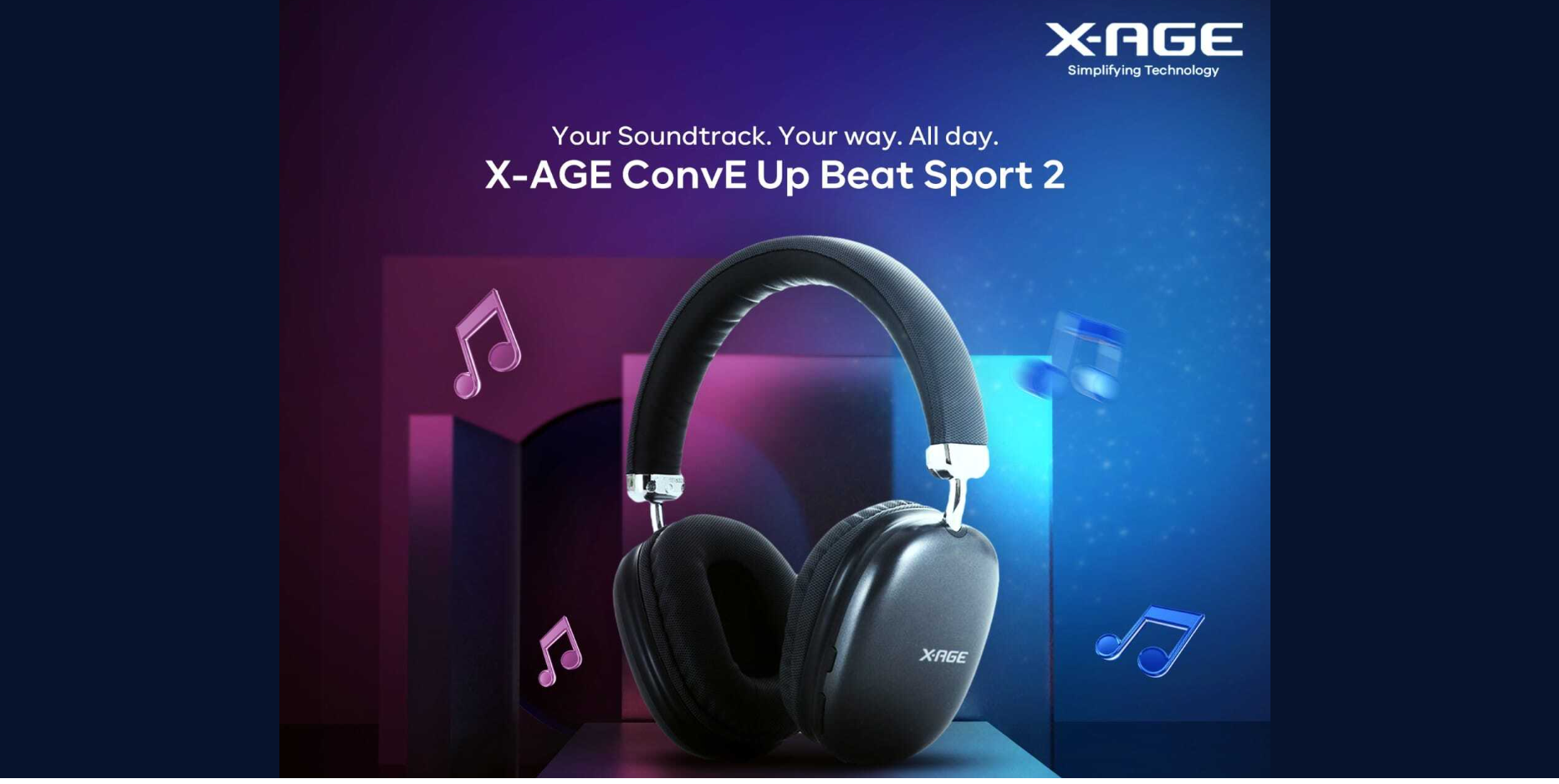 X-Age ConvE Up Beat Sport 2 Bluetooth Headphone Launched in Nepal