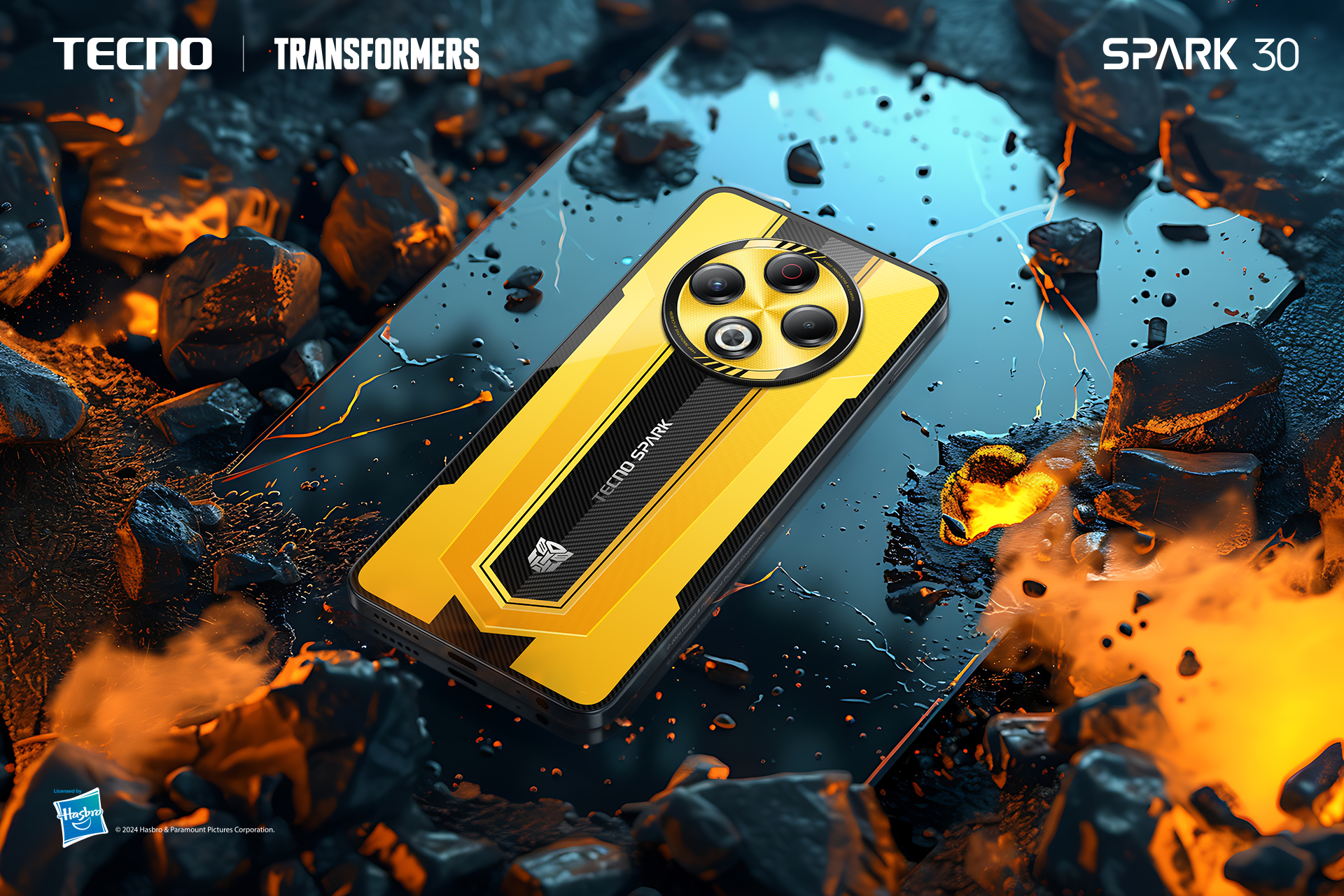 Tecno Spark 30 BumbleBee Edition